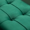 Fabulaxe Velvet Storage Ottoman Stool Box with Abstract Golden Legs - Decorative Sitting Bench, Green Large QI003939.GN.L - alternate 5